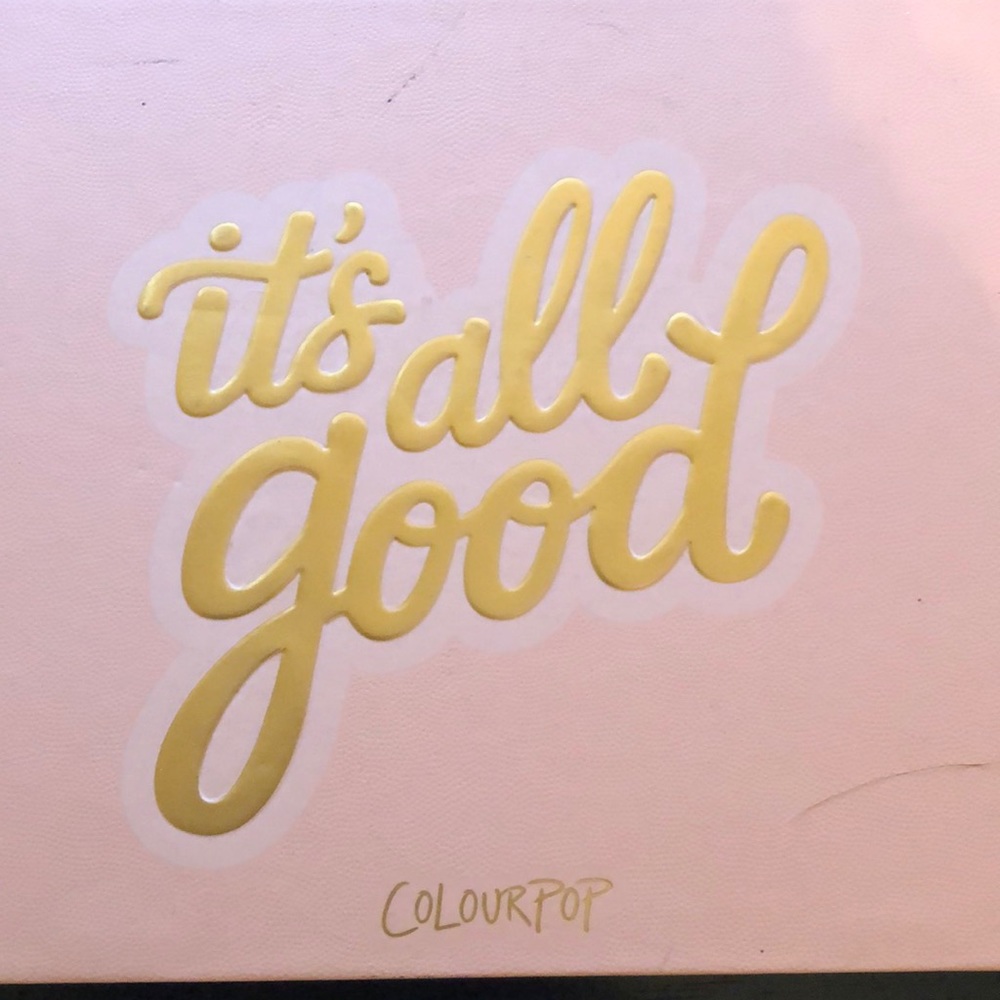 FREE SHIPPING!! It’s all good palette from Coloirpop
